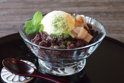 大納言小豆で手作りあんこ&アイス